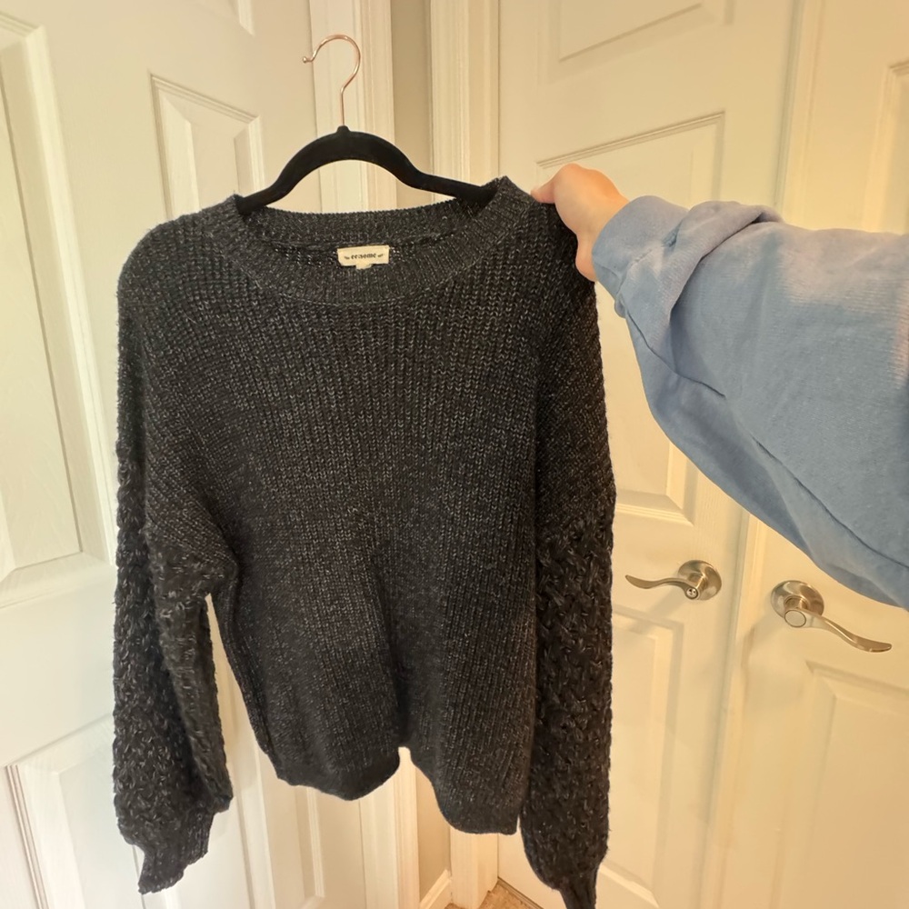 Eesome Charcoal Knit Sweater